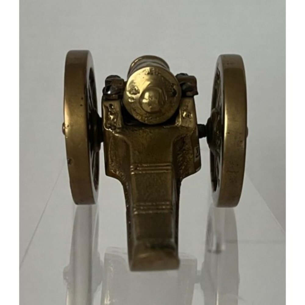 Vintage Miniature Brass Cannon Civil War Paperweight - Picture 6 of 11